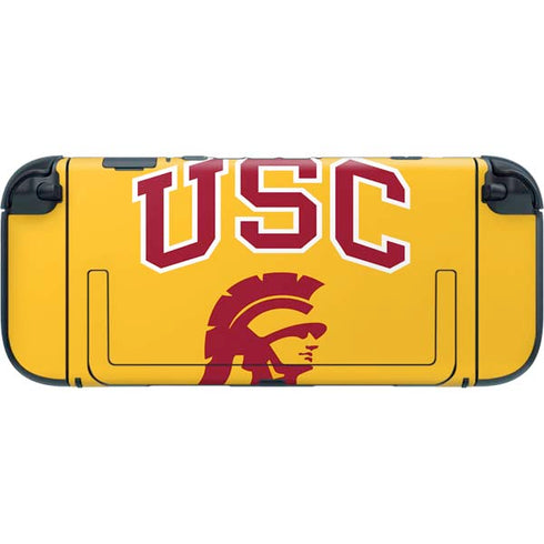 University of Southern California USC Trojans Yellow Nintendo Switch 2 (2025) with Joy-Con Skin